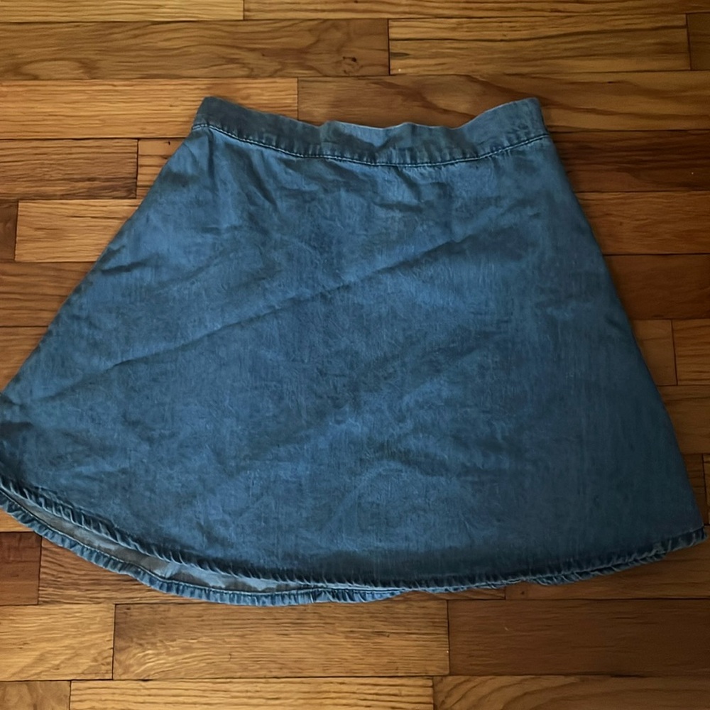 NWT Denim mini skirt